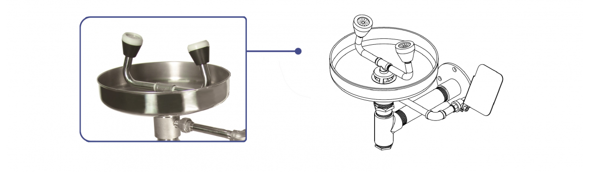 GSE-3 Eye Wash Station